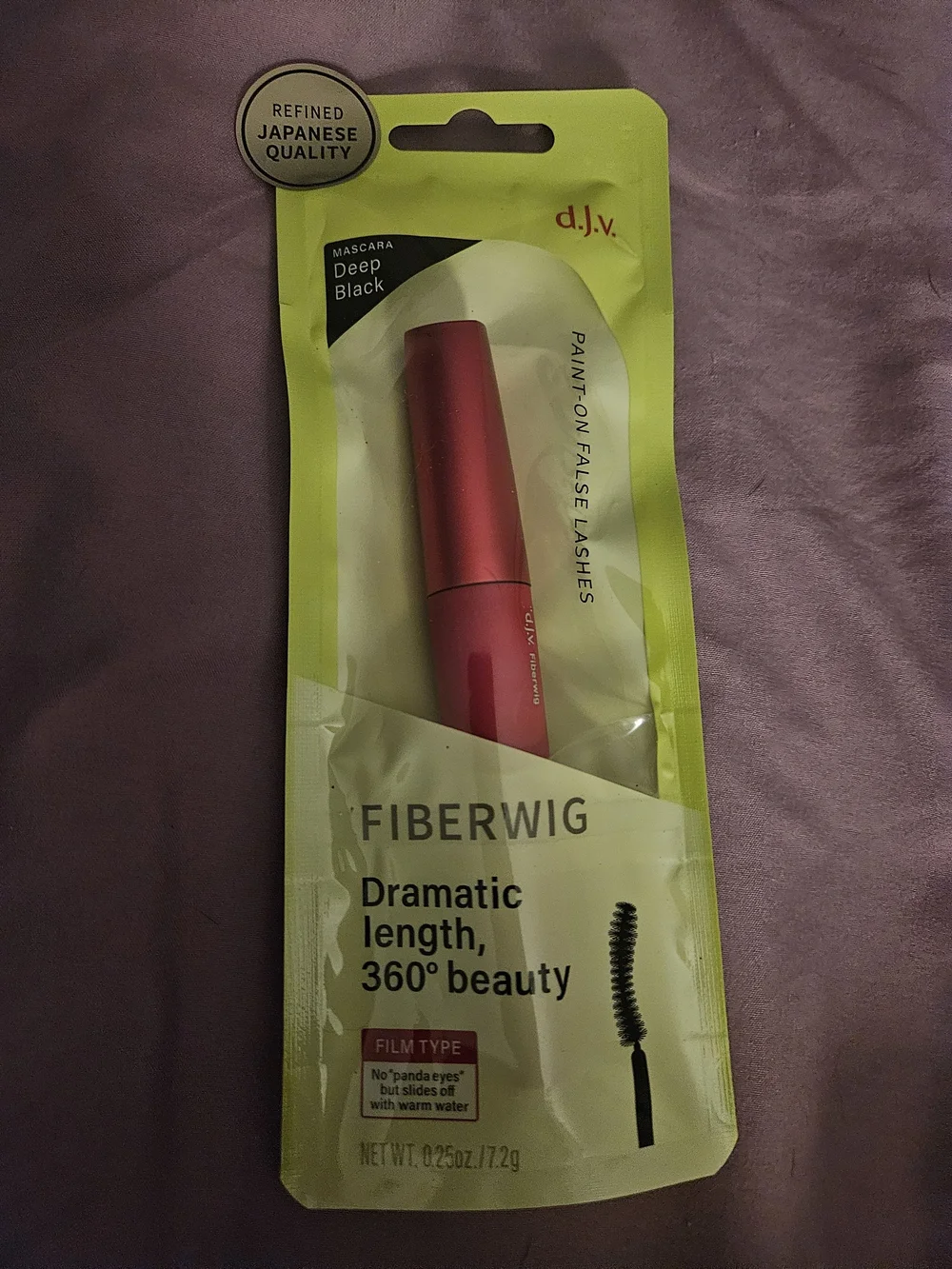 Fiberwig Mascara in Deep Black - Red Tube